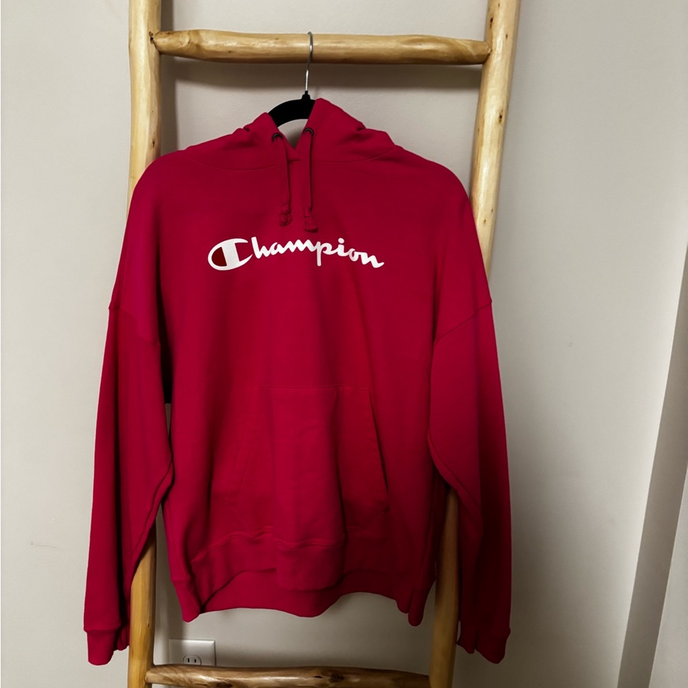 Champion Women's Vibrant Pink Hoodie
